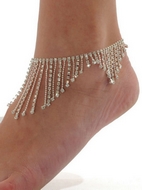 Bracelet de Cheville Pluie de Strass