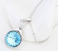 Cha&icirc;ne & Pendentif bouteille swarovski