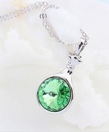 Cha&icirc;ne & Pendentif bouteille swarovski