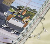 Bracelet Cheville Poissons stylisés