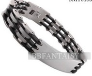 Bracelet en Silicone & Acier Inoxydable