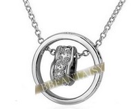 Collier & Anneau entourant Coeur serti de Cristaux autrichien