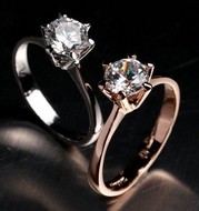 Bague Solitaire Swarovski Zircon