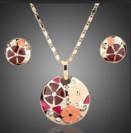 Ensemble Chaine Pendentif& B.O ronde