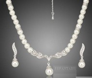 Ensemble Collier Perles & Boucles d'Oreille