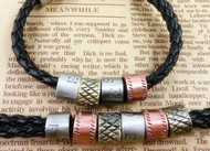 ensemble Collier & Bracelet Tresse Cir&eacute;