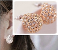 Boucles d'Oreilles Essaim de Cristaux