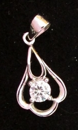 Pendentif Fleur de Cristal