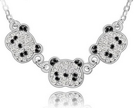 Chaîne & Pendentifs Têtes de Panda