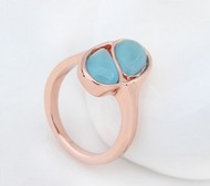 Bague 2 opales