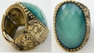 Bague Perle Verte