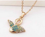 Chaîne & Pendentif Cygne Ailes Déployées