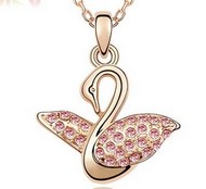 Chaîne & Pendentif Cygne Ailes Déployées