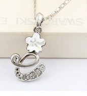 Chaîne & Pendentif E swarovski