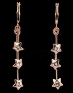 Pendant d'Oreille Météores 4cm