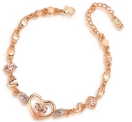 Bracelet Or rose ou Or Swarovski Elements