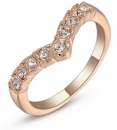 Bague V Crixtaux Swarovski T51 à T59