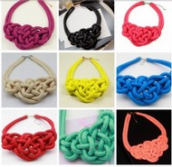 Collier Cordon Motif cordon tressé