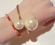 Bracelet Rigide terminé par Perle