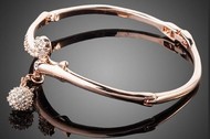 Bracelet Rigide Breloque Swarovski