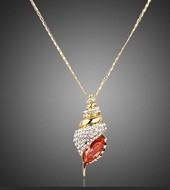 chaîne & Pendentif Bigorneau Swarovski