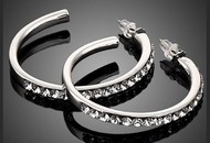 Demi Créole Swarovski élements