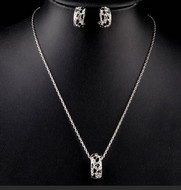 Ensemble Collier &  B.O Motif Léopard
