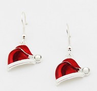 Pendant d'Oreille Bonnet de Noël