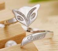 Bague ouverte Renard