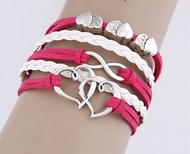 Bracelet Rose Amour Infini