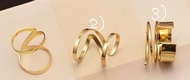 Bague Dorée Ajustable