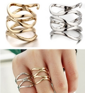 Bague Serpentin Dorée ou Argentée T54 à 60