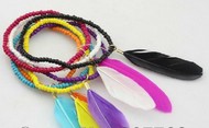Lot 7 Bracelet Perles & Plumes