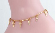 Bracelet Cheville Breloques Clefs