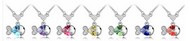 Cha&icirc;ne & Pendentif Poisson Cristal
