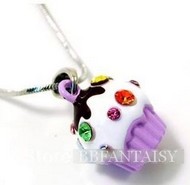 Chaîne & Pendentif Cupcake