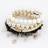 Bracelets Pierres Noires & Perles