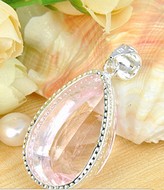 Pendentif topaze rose
