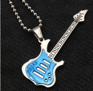 Chaine & pendentif guitare