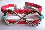 Bracelet 2 Tresses 2 Lacets Infini one Direction