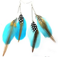 Pendant d'Oreille Plume