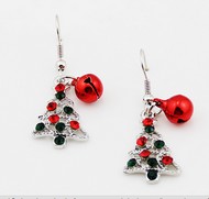Pendants d'Oreille Sapin de Noël