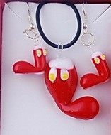 Ensemble Collier et P.O Botte de Noël