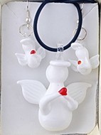 Ensemble Collier & P.O Anges de Noël